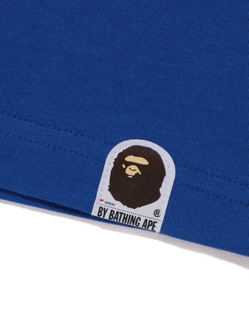 T Shirts Bape By Bathing Ape Bleu Royal Bleu Homme | QSK-57257377